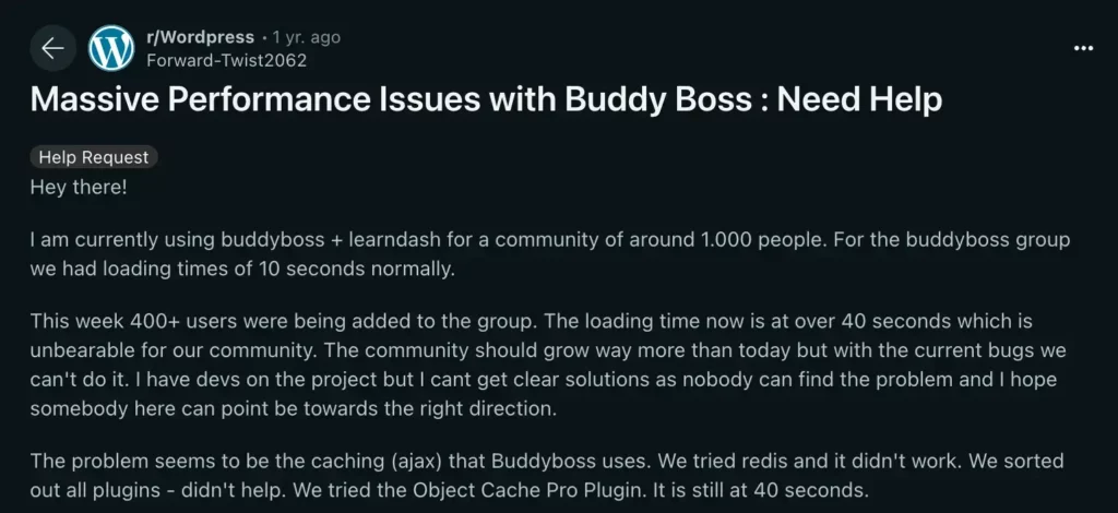 buddyboss user review